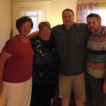 Ms Blue, Rhonda, Jason and me